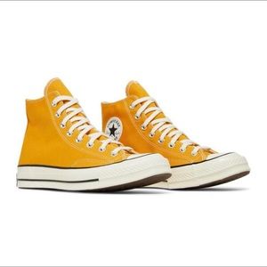 Size 7 (men’s) Chuck 70 Hi ‘Sunflower’